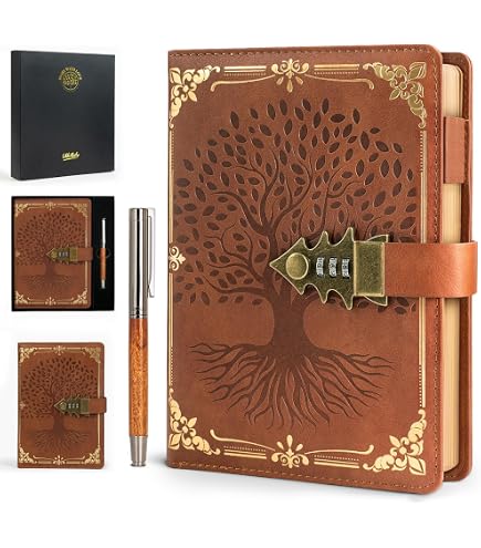 Amazon.com : ZXHQ Lockable Journal for Women & Men, A5 240 Pages